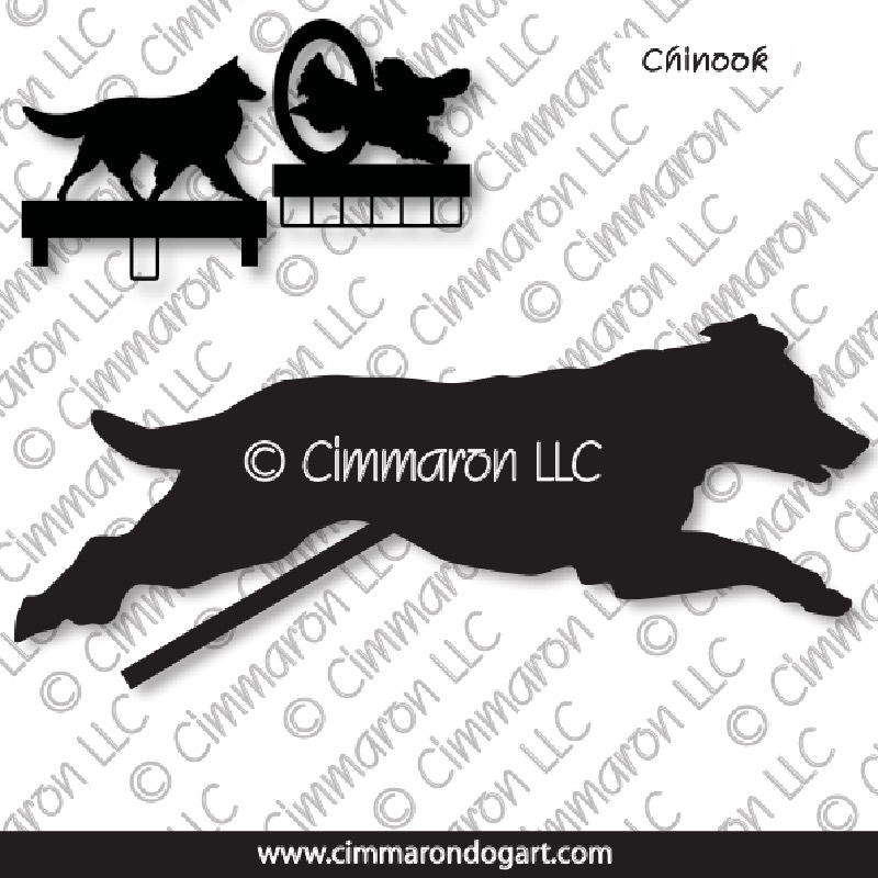 chinook005ls - Chinook Jumping MACH Bars-Rosette Bars